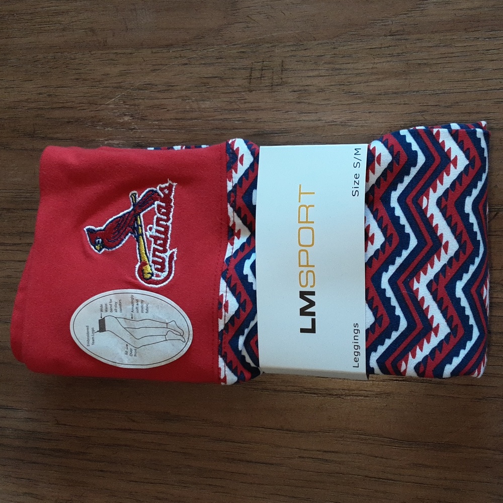 NWT St Louis Cardinals LM Sport Leggings size S - M